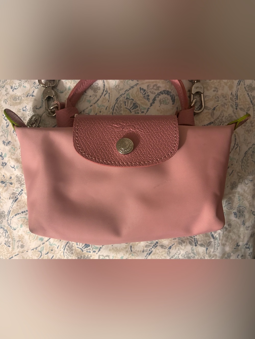 Longchamp Pink Crossbody Shoulder Bag
